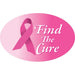 Find The Cure Pink Ribbon Label