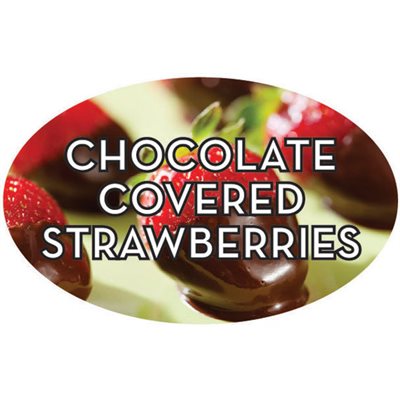 Chocolate Covered Strawberries Label