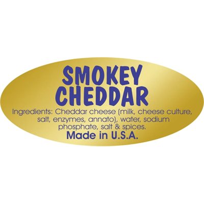 Smokey Cheddar Label