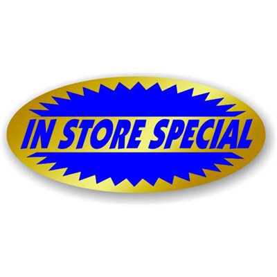 In Store Special Label