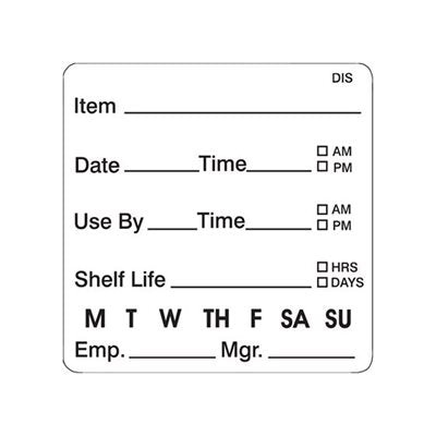 Shelf Life / Item_Date_Use By Label