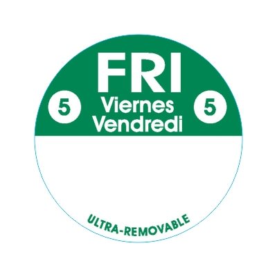 Fri 5 Viernes / Vendredi Label