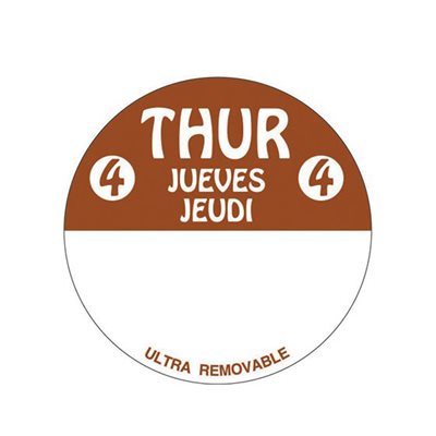 Thur 4 Jueves Jeudi Label