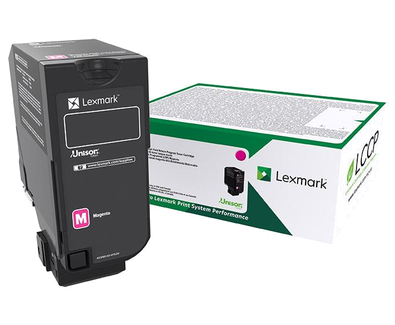 OEM Lexmark 74C1HM0 Magenta High Yield Toner Cartridge for CS725 [12,000 Pages]