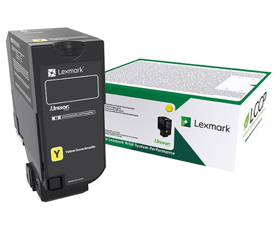 OEM Lexmark 74C1HY0 Yellow High Yield Toner Cartridge for CS725 [12,000 Pages]