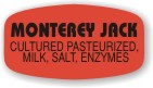 Monterey Jack w/ing  Label | Roll of 1,000