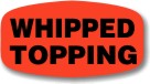 Whipped Topping  Label | Roll of 1,000