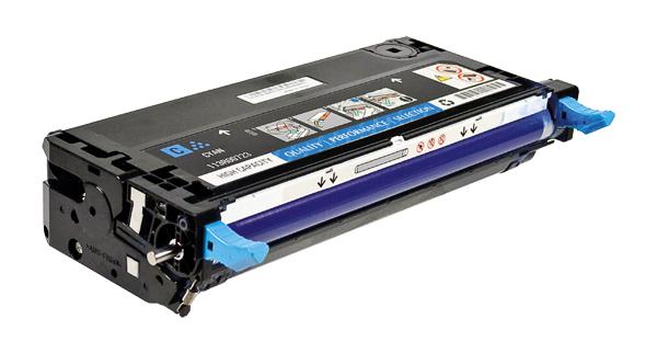 Dell H513C Cyan High Yield Remanufactured Toner Cartridge [9,000 Pages]