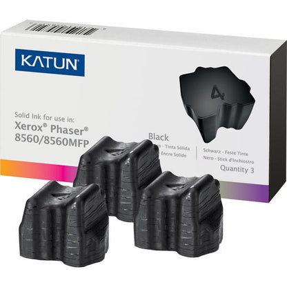 Xerox 108R00726 Black Compatible Solid Ink Cartridge 3-Pack for Phaser 8560 [3,400 Pages]