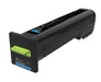 OEM Lexmark 72K1XC0 Cyan Extra High Yield Toner Cartridge for CS820 [22,000 Pages]