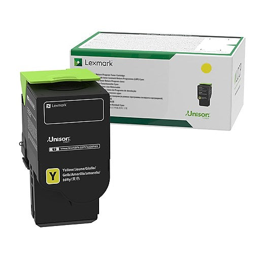 OEM Lexmark 78C1UY0 Yellow Ultra High Yield Toner Cartridge for CS521, CS622, CX622, CX625 [7,000 Pages]