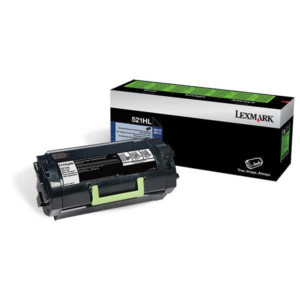 OEM Lexmark 521HL High Yield Label Applications Toner Cartridge for MS710, MS711 [25,000 Pages]