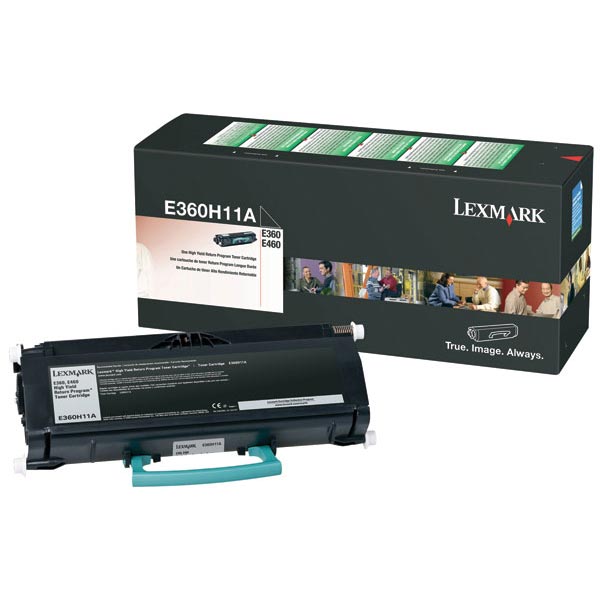 OEM Lexmark E360H11A High Yield Toner Cartridge for E360, E460 [9,000 Pages]