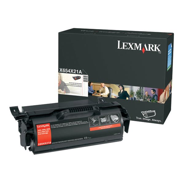 OEM Lexmark X654X21A Extra High Yield Toner Cartridge for X654, X656, X658 [36,000 Pages]