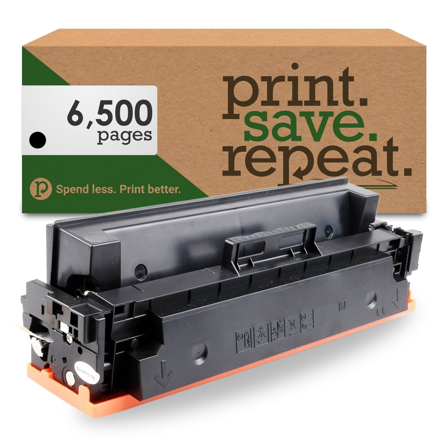 Print.Save.Repeat. HP 410X Black High Yield Compatible Toner Cartridge (CF410X) for M377, M452, M477 [6,500 Pages]
