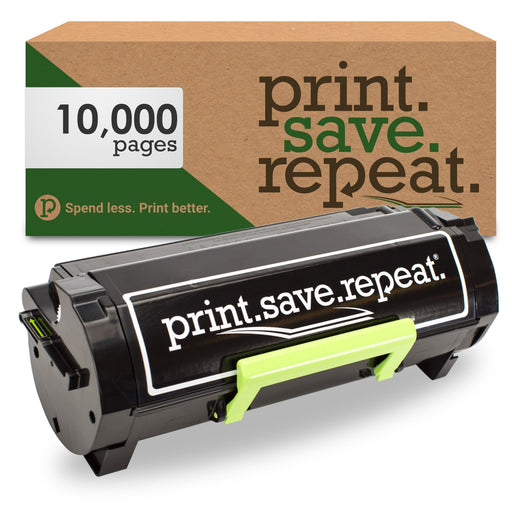 Print.Save.Repeat. Lexmark 601H High Yield Remanufactured Toner Cartridge (60F1H00) for MX310, MX410, MX510, MX511, MX610, MX611 [10,000 Pages]
