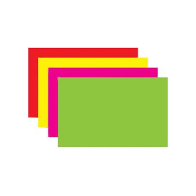 Multipack Color Card Ultra Glo Rainbow Multipack Sign Cards | 4 Colors, 25 each ...