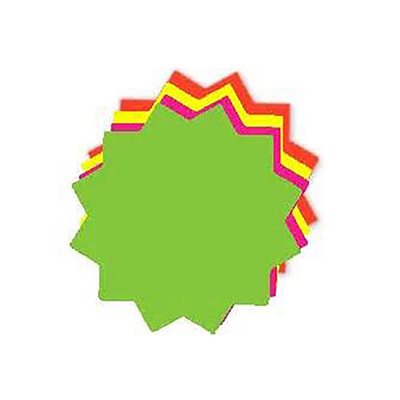 Sign Card 3 Inch Blank Star 