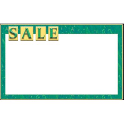 Sign Card 5.5 x 3.5 Sale 