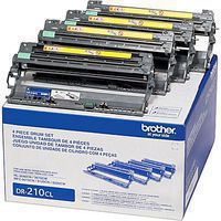 OEM Brother DR-210CL Drum Unit Black and Colors 4-pack [15,000 Pages]
