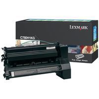 OEM Lexmark C780H1KG Black High Yield Toner Cartridge for C780, C782, X780, X782 [10,000 Pages]