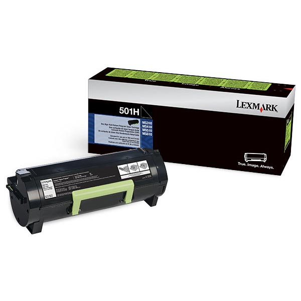 OEM Lexmark 501H High Yield Toner Cartridge for MS310, MS312, MS315, MS410, MS415, MS510, MS610 [5,000 Pages]