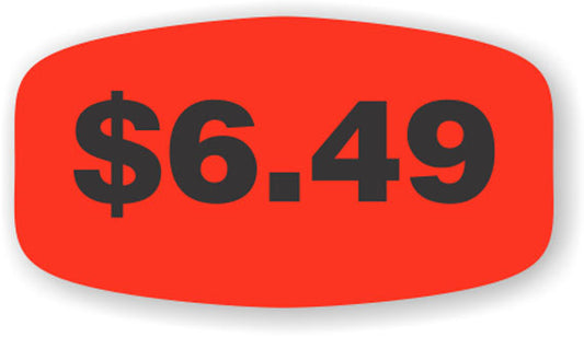 6.49 Label | Roll of 1,000