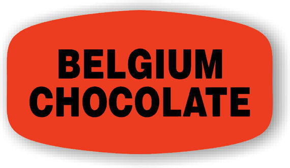 Belgium Chocolate   Label | Roll of 1,000