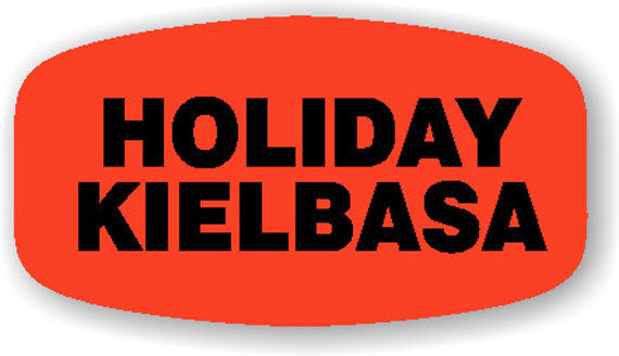 Holiday Kielbasa Label | Roll of 1,000