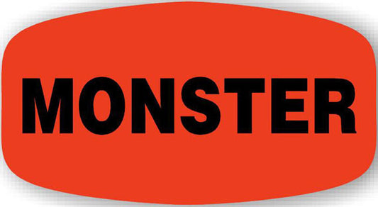 Monster  Label | Roll of 1,000