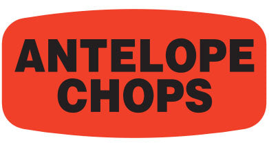 Antelope Chops   Label | Roll of 1,000
