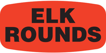 Elk Rounds  Label | Roll of 1,000