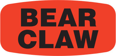 Bear Claw   Label | Roll of 1,000