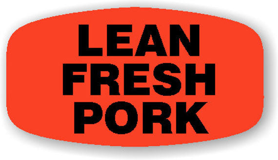 Lean Fresh Pork  Label | Roll of 1,000