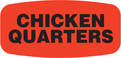 Chicken Quarters  Label | Roll of 1,000