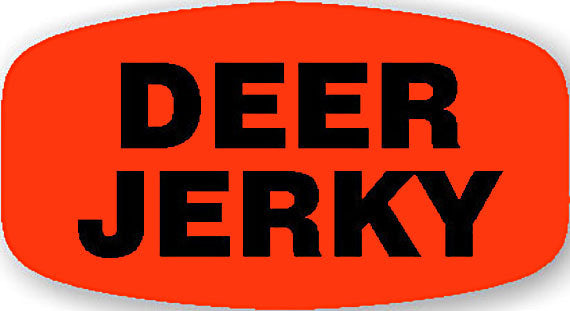 Deer Jerky  Label | Roll of 1,000