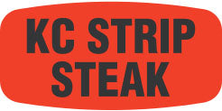 KC Strip Steak  Label | Roll of 1,000