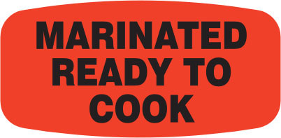 Marinated Ready to Cook  Label | Roll of 1,000