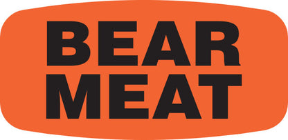 Bear Meat  Label | Roll of 1,000