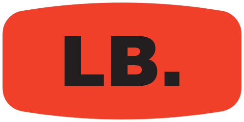 LB.  Label | Roll of 1,000