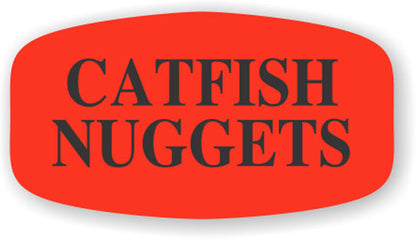 Catfish Nuggets  Label | Roll of 1,000