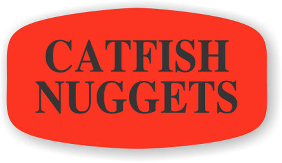 Catfish Nuggets  Label | Roll of 1,000