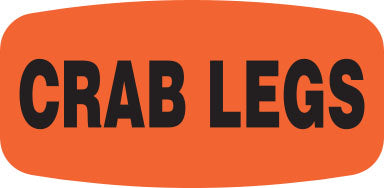 Crab Legs  Label | Roll of 1,000