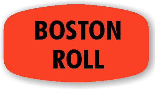 Boston Roll Label | Roll of 1,000