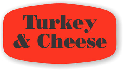 Turkey & Cheese Label | Roll of 1,000