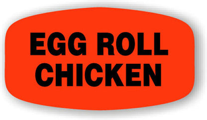 Egg Roll Chicken  Label | Roll of 1,000