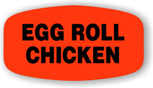 Egg Roll Chicken  Label | Roll of 1,000