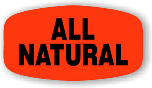 All Natural   Label | Roll of 1,000