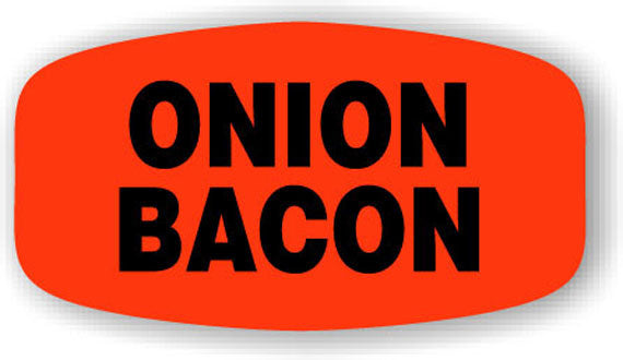 Onion Bacon   Label | Roll of 1,000