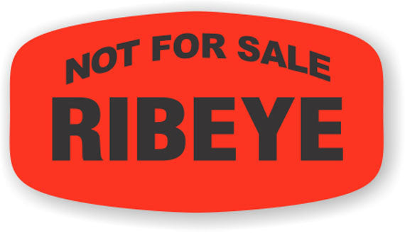 Not For Sale Ribeye  Label | Roll of 1,000